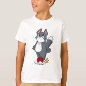 T-shirt Boule de bowling de chat (Devant)