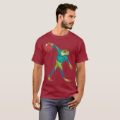 T-shirt Boule de Bowling de grenouille (Devant entier)