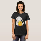 T-shirt Boule de bowling de lapin (Devant entier)