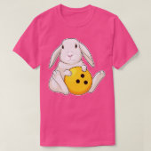 T-shirt Boule de bowling de lapin (Design devant)