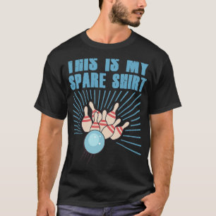 T-shirt Boule De Bowling De Rechange Pour Les Hommes Et Le