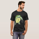 T-shirt Boule de bowling de tortue (Devant entier)