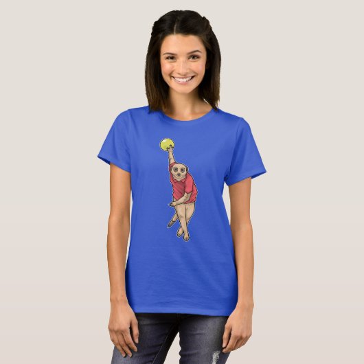 T-shirt Boule de Bowling Meerkat (Devant entier)
