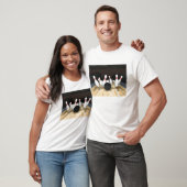 T-shirt Boule de Bowling & Pins : Modèle 3D : (Unisexe)