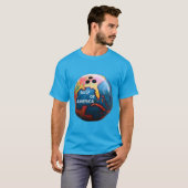 T-shirt Boule de bowling représentant le golfe d'Amérique (Devant entier)