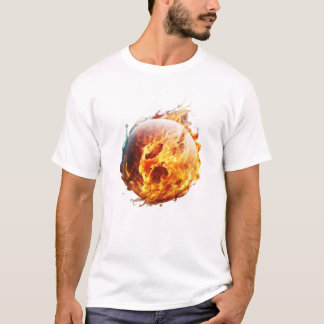 T-shirt Boule de feu