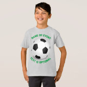 T-shirt Boule de football (Devant entier)