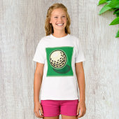 T-shirt Boule De Golf Sur Green