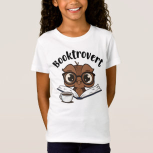 T-Shirt Boule de livres avec livre et café