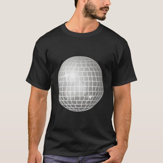 T-shirt Boule de miroir Disco (Devant)