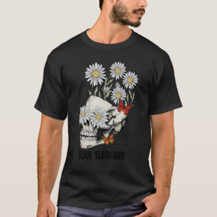 T-shirt Boule de papillon de la marguerite à la recherche