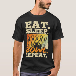T-shirt Boule de quille de bowling Joueur de quilles Équip