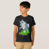 T-shirt Boule de quille Wolf Bowling (Devant entier)