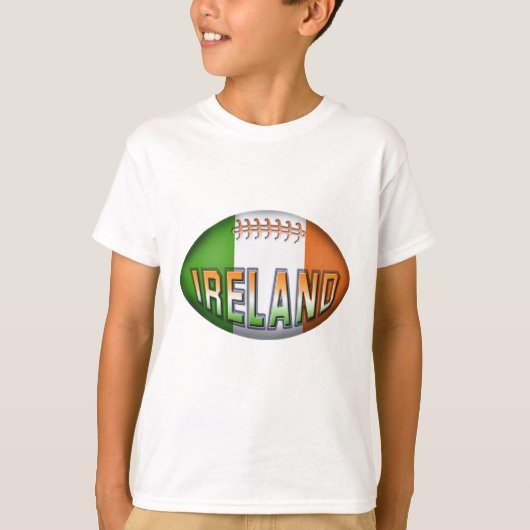T-shirt Boule de rugby de l'Irlande (Devant)