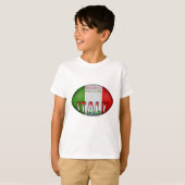 T-shirt Boule de rugby de l'Italie (Devant entier)