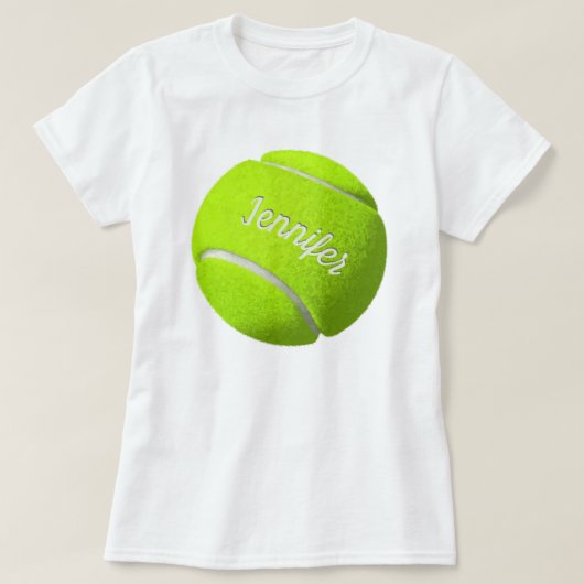 T-shirt Boule de tennis personnalisée (Design devant)