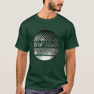 T-shirt Boule disco hip hop en argent platine cadeau