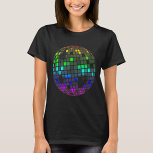T-shirt Boule Disco Rétro Vintage Boule Disco Pour Funky S