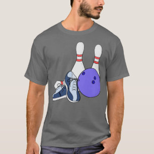 T-shirt Boule et chaussures pour le bowling