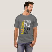 T-shirt - boule grande de jeu de petit support (Devant entier)