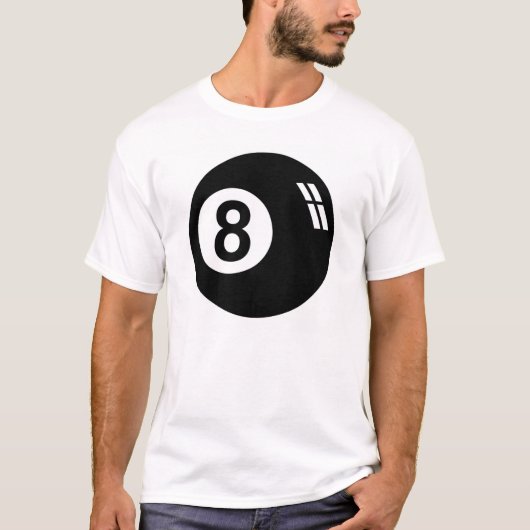 T-shirt Boule huit (Devant)