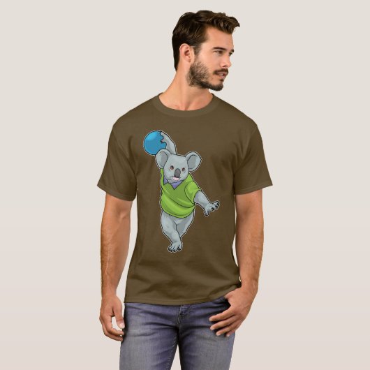 T-shirt Boule Koala Bowling (Devant entier)
