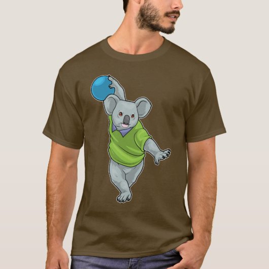 T-shirt Boule Koala Bowling (Devant)