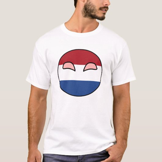 T-shirt Boule néerlandaise de pays (Devant)