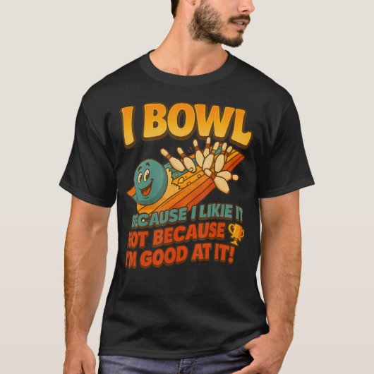 T-shirt Boule parce que je l'aime Pas douée pour ça Drôle (Devant)