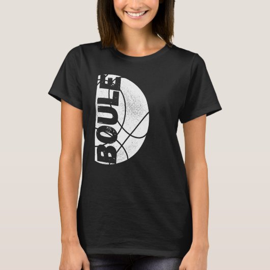 T-shirt Boule Petanque Boccia Boulen Petanque Balls (Devant)