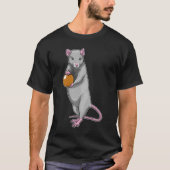 T-shirt Boule Rat Bowling Bowling (Devant)
