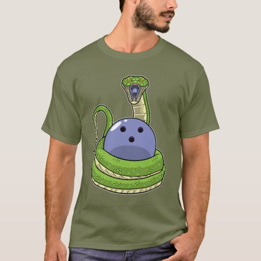 T-shirt Boule Snake Bowling (Devant)