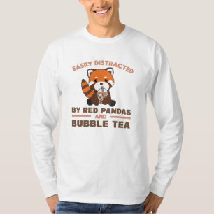 T-shirt Boule Thé Rouge Panda Chocolat Animaux mignons Bob