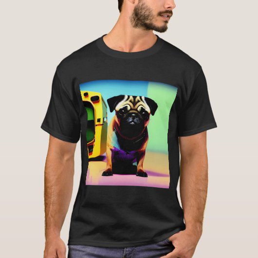 T-shirt bouledogue (Devant)
