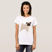T-shirt Bouledogue (Devant entier)