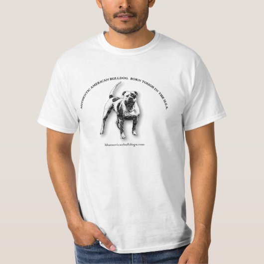 T-shirt Bouledogue américain (Devant)