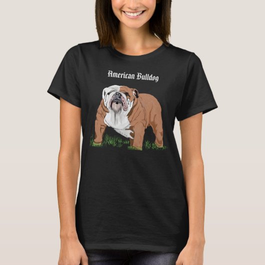 T-shirt Bouledogue Américain (Devant)