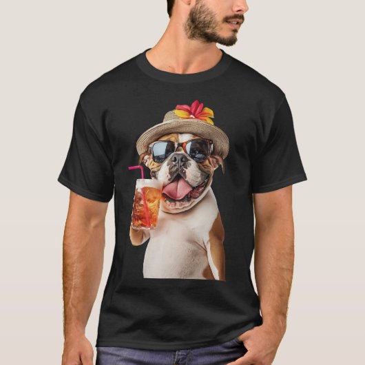 T-shirt Bouledogue anglais (Devant)