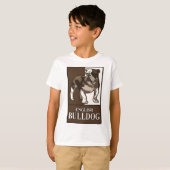 T-shirt Bouledogue anglais (Devant entier)