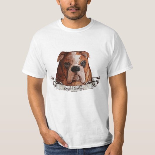 T-shirt Bouledogue anglais (Devant)