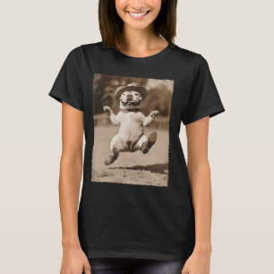 T-shirt Bouledogue anglais Chien drôle Cowboy idiot