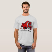 T-shirt bouledogue, bouledogues de Streator (Devant entier)