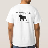 T-shirt Bouledogue d'amour de despote, despote de bébé (Dos)
