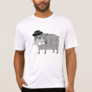 T-shirt Bouledogue déçu : Romance triste