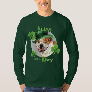 T-shirt Bouledogue du jour de St Patrick