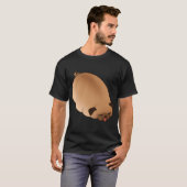 T-shirt Bouledogue Endormi (Devant entier)