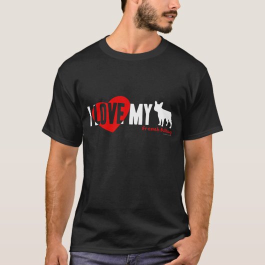 T-shirt Bouledogue français (Devant)