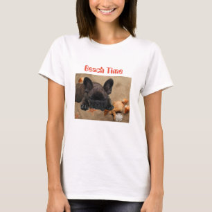 T-shirt Bouledogue français Beachtime Bouledogue Français