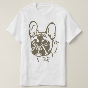 T-shirt Bouledogue français dans la paille Bouledogue fran