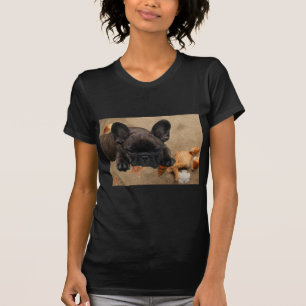 T-shirt Bouledogue français de plage Bouledogue Français